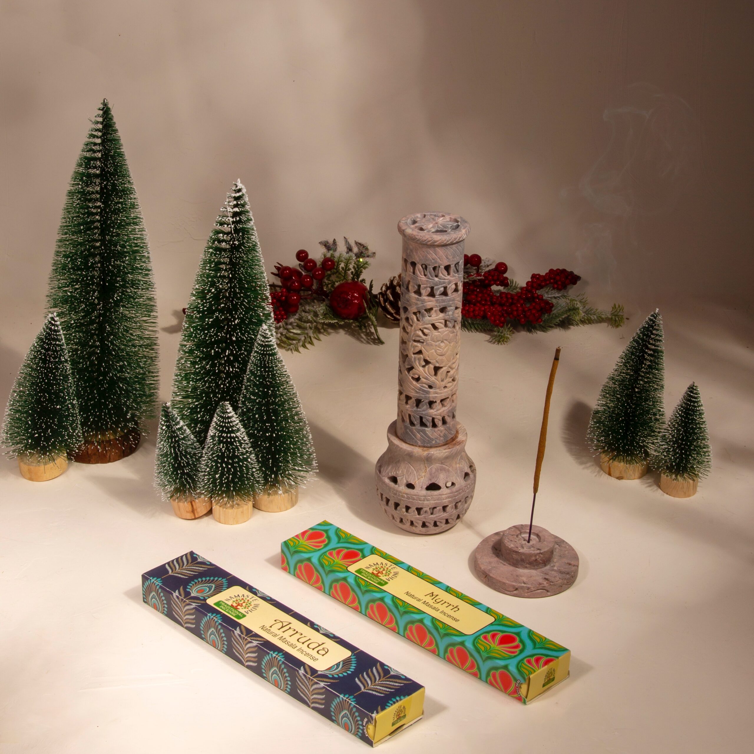 Wide bottom Incense Holder scaled - My Aroma Therapy Smells Like Christmas Bundle